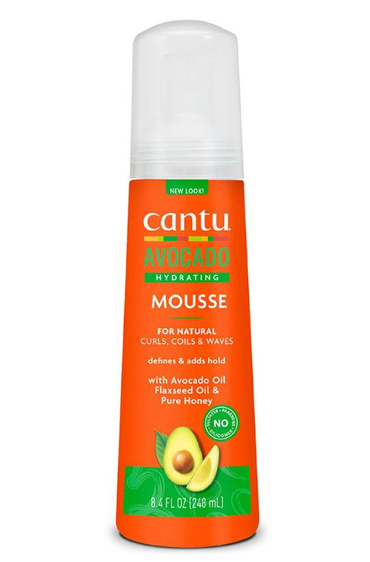 موس مو حالت دهنده آووکادو کنتو Cantu Hydrating Styling Mousse Avocado Oil 248ml