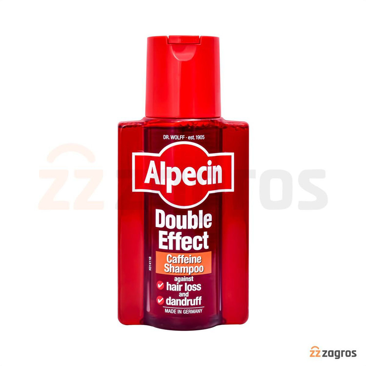 شامپو ضد ریزش و ضد شوره آلپسین Alpecin Doppel Effekt قرمز🔴