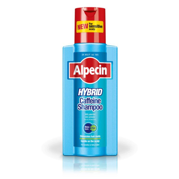 شامپو کافئین هیبرید آلپسین alpecin hybrid caffein shampoo آبی🩵