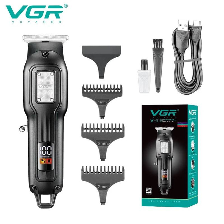 🔻ماشین اصلاح موی سر و صورت شارژی وی جی ار مدل V-918🔻